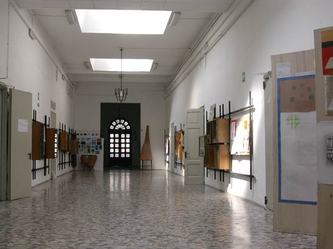 Istituto d'arte P. Selvatico: interno dell'ala sinistra