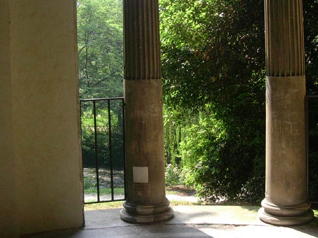 Giardino Treves: vista dal tempietto