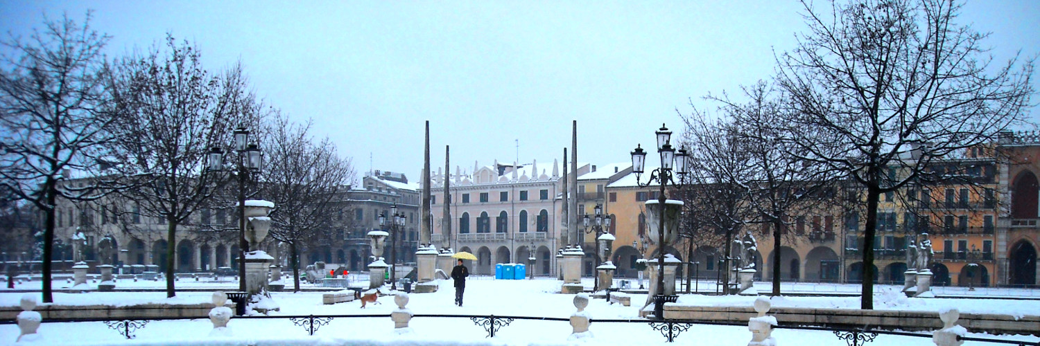 Neve in Prato della Valle