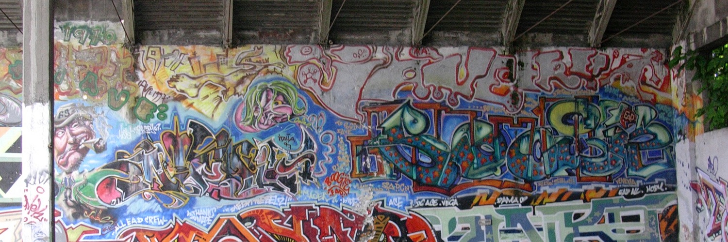Graffiti a via Sarpi