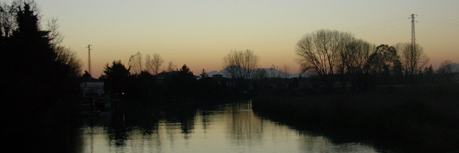 Crepuscolo sul fiume