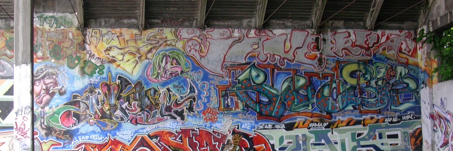 Graffiti a via Sarpi