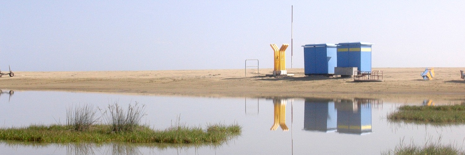 Spiaggia e cabine