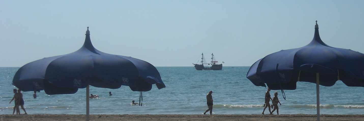 Passeggiando lungo la spiaggia